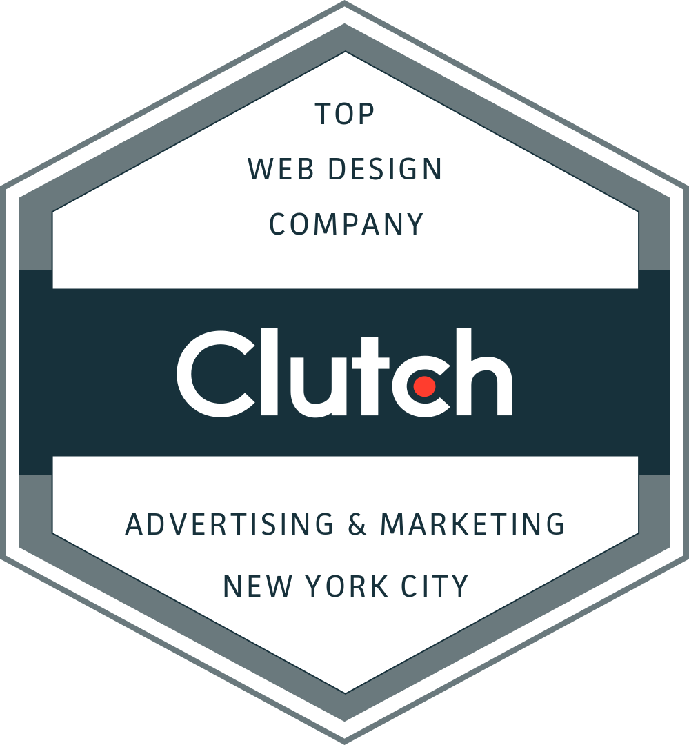 top clutch.co web design company advertising marketing new york city award 2023