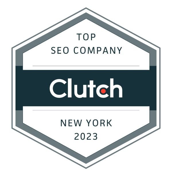 Clutch.co top seo company 2023 award